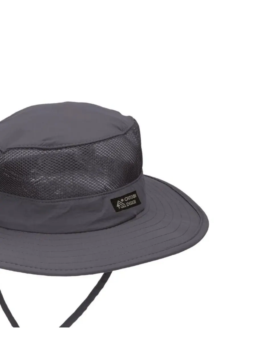 Мужская шляпа с широкими полями и сетчатыми вставками, модель Supplex Big Brim Mesh Sides Hat — изображение 2 из 2