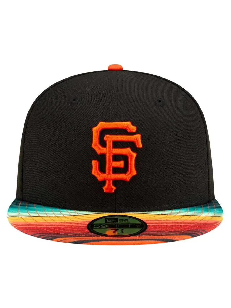 Мужская черная бейсболка San Francisco Giants Turn Back The Clock 59FIFTY New Era — изображение 4 из 4, черный
