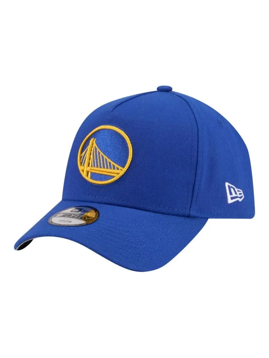 Детская бейсболка Big Boys and Girls Royal Golden State Warriors 9FORTY A-Frame Adjustable Hat New — изображение 1 из 5