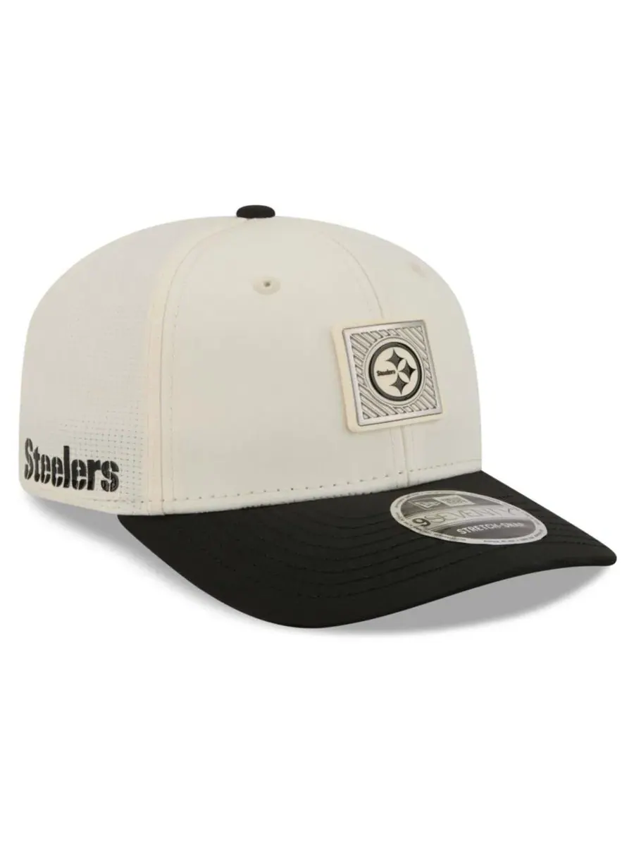 Кепка New Era Pittsburgh Steelers 9SEVENTY — изображение 1 из 5, кремовый черный