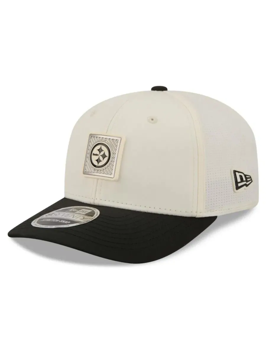 Кепка New Era Pittsburgh Steelers 9SEVENTY — изображение 3 из 5, кремовый черный