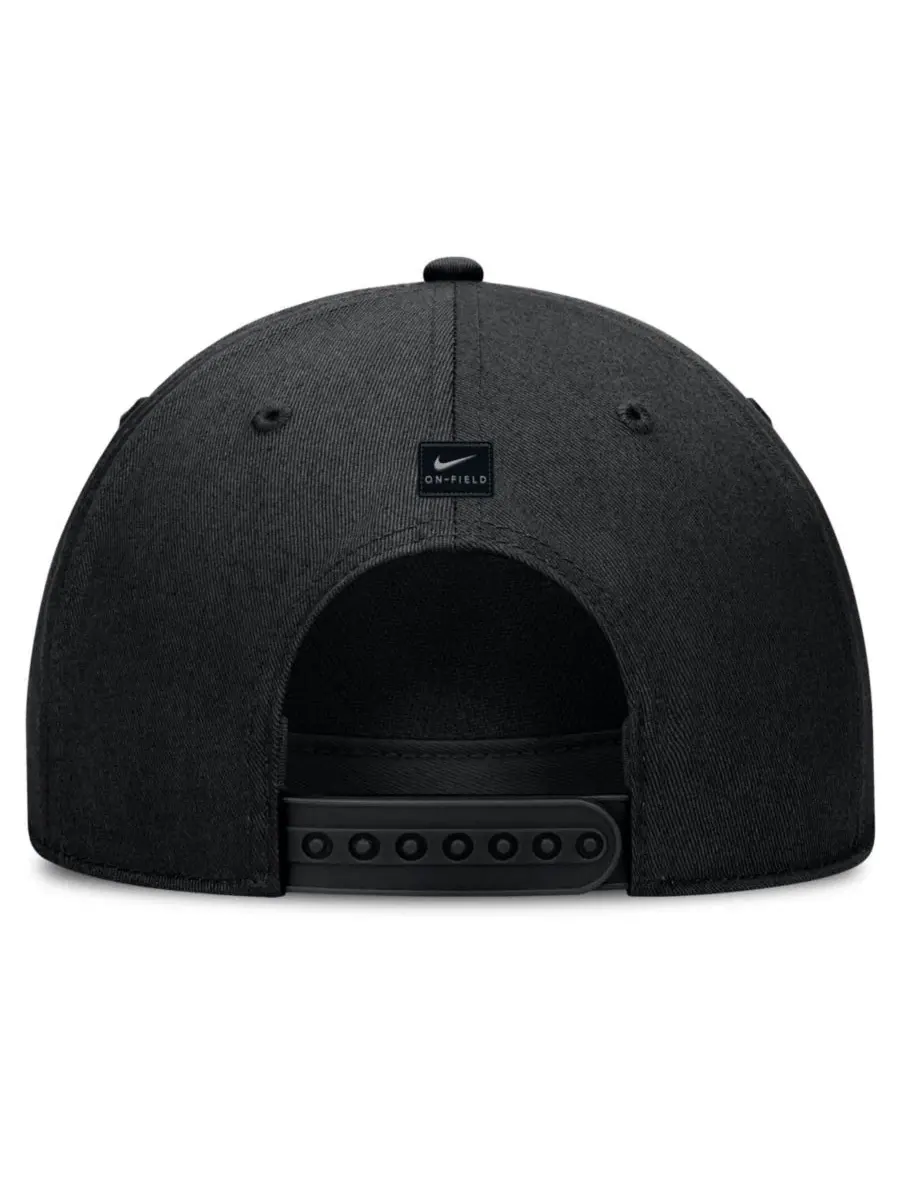 Бейсболка Nike Iowa Hawkeyes Rope Rise Adjustable Hat — изображение 4 из 4, черный