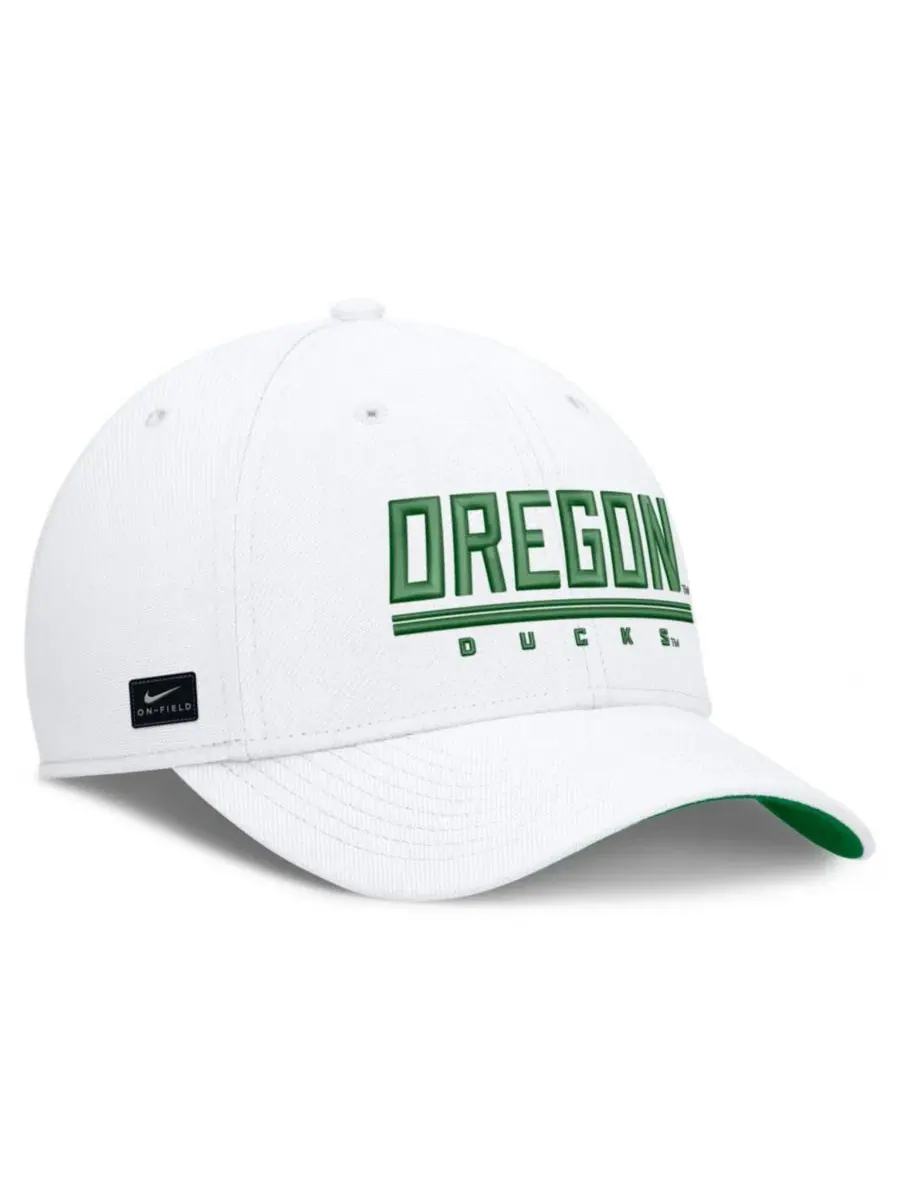 Кепка Nike с высокой тульей и вышивкой Oregon Ducks — изображение 4 из 4, белый