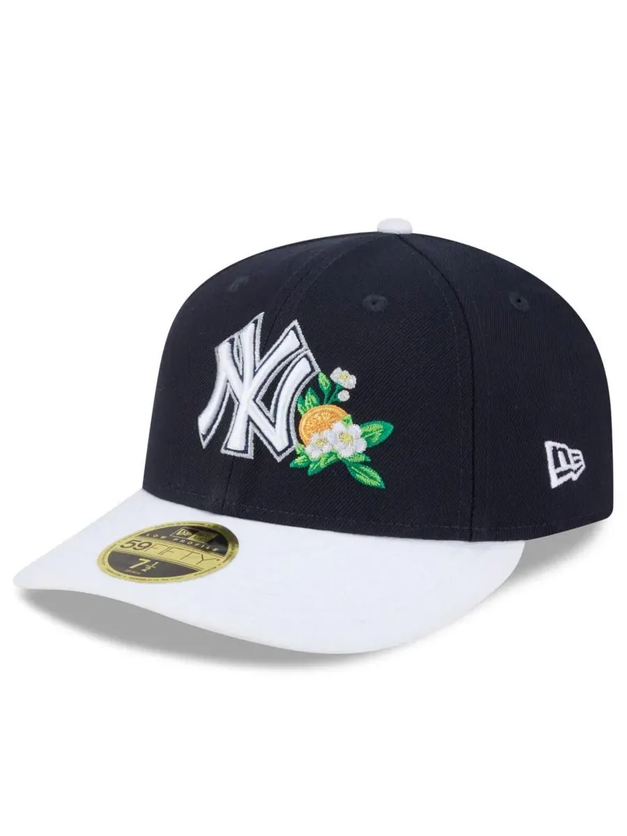 Кепка New Era New York Yankees 2026 Spring Training Low Profile 59FIFTY — изображение 3 из 4, темно-синий белый