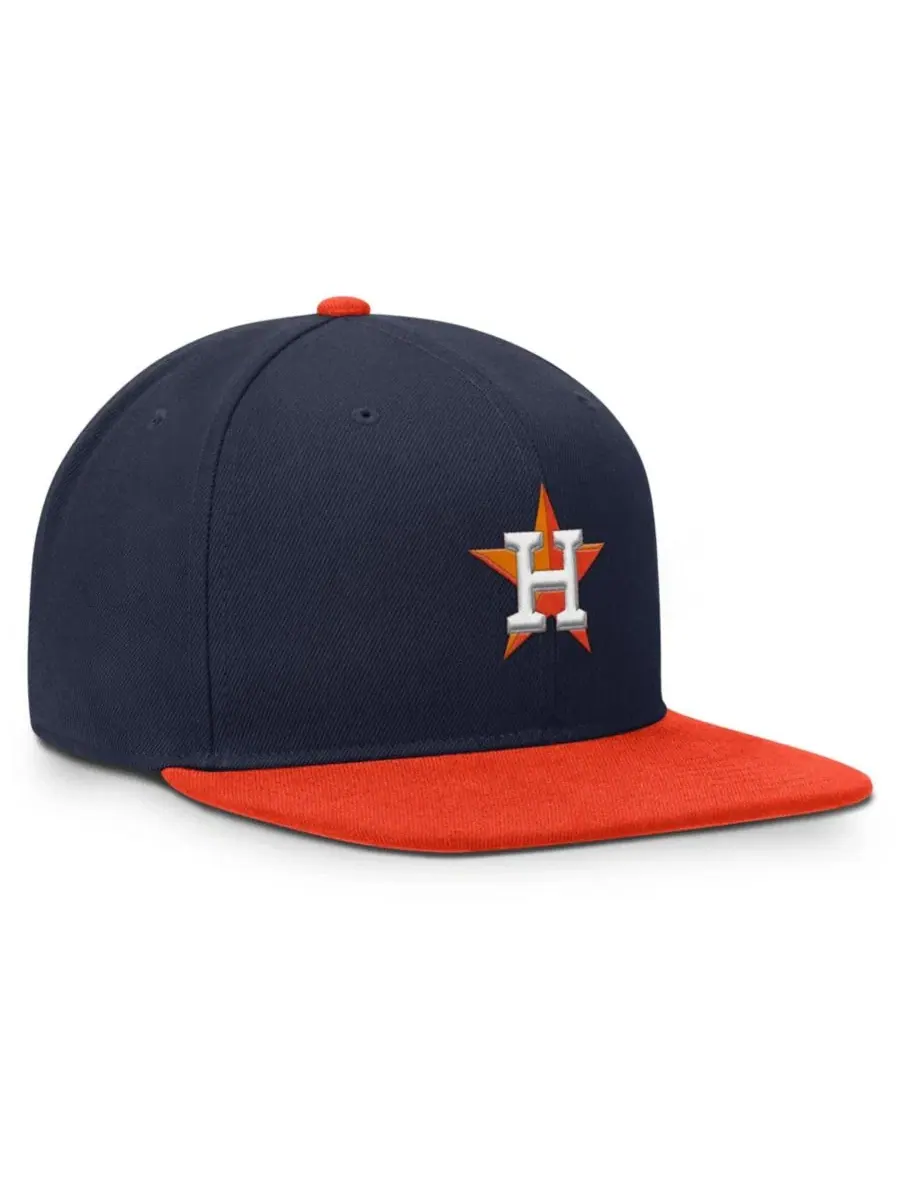Кепка-снапбек Houston Astros Primetime Pro Dri-FIT Nike — изображение 3 из 4, темно-синий оранжевый