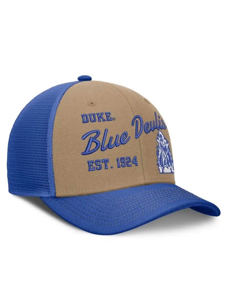Кепка-тракер с вышивкой Duke Blue Devils Nike — изображение 3 из 4, бежевый