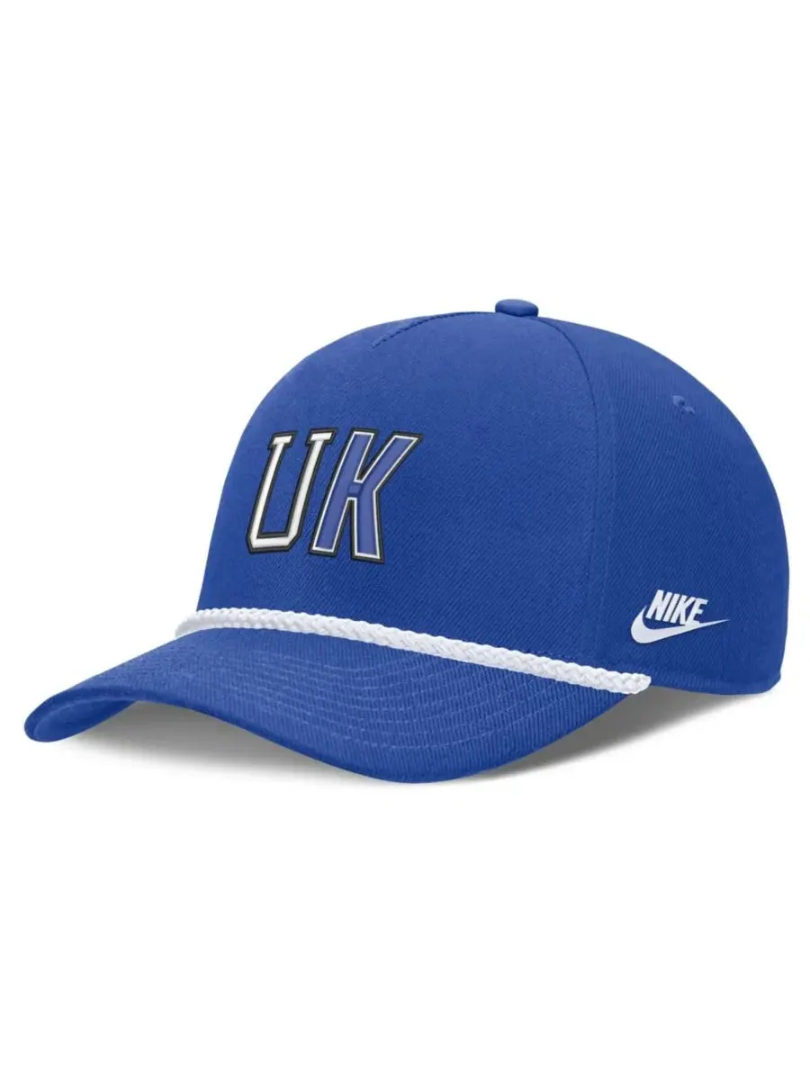 Бейсболка Nike Basketball Rise Rope Adjustable Hat — изображение 3 из 4, королевский