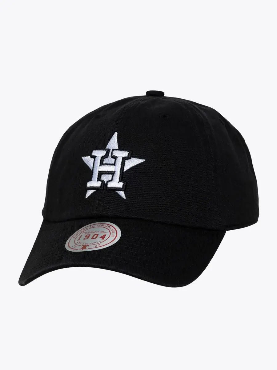 Бейсболка Mitchell & Ness с вышитым логотипом Houston Astros — изображение 1 из 2, черный