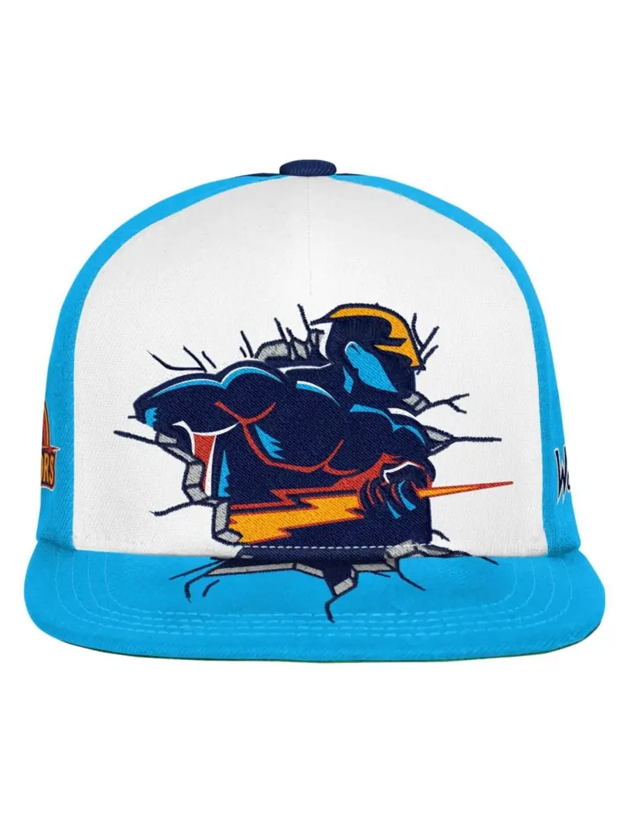Кепка-снапбек с вышивкой Golden State Warriors Mitchell & Ness — изображение 2 из 3, светлый синий