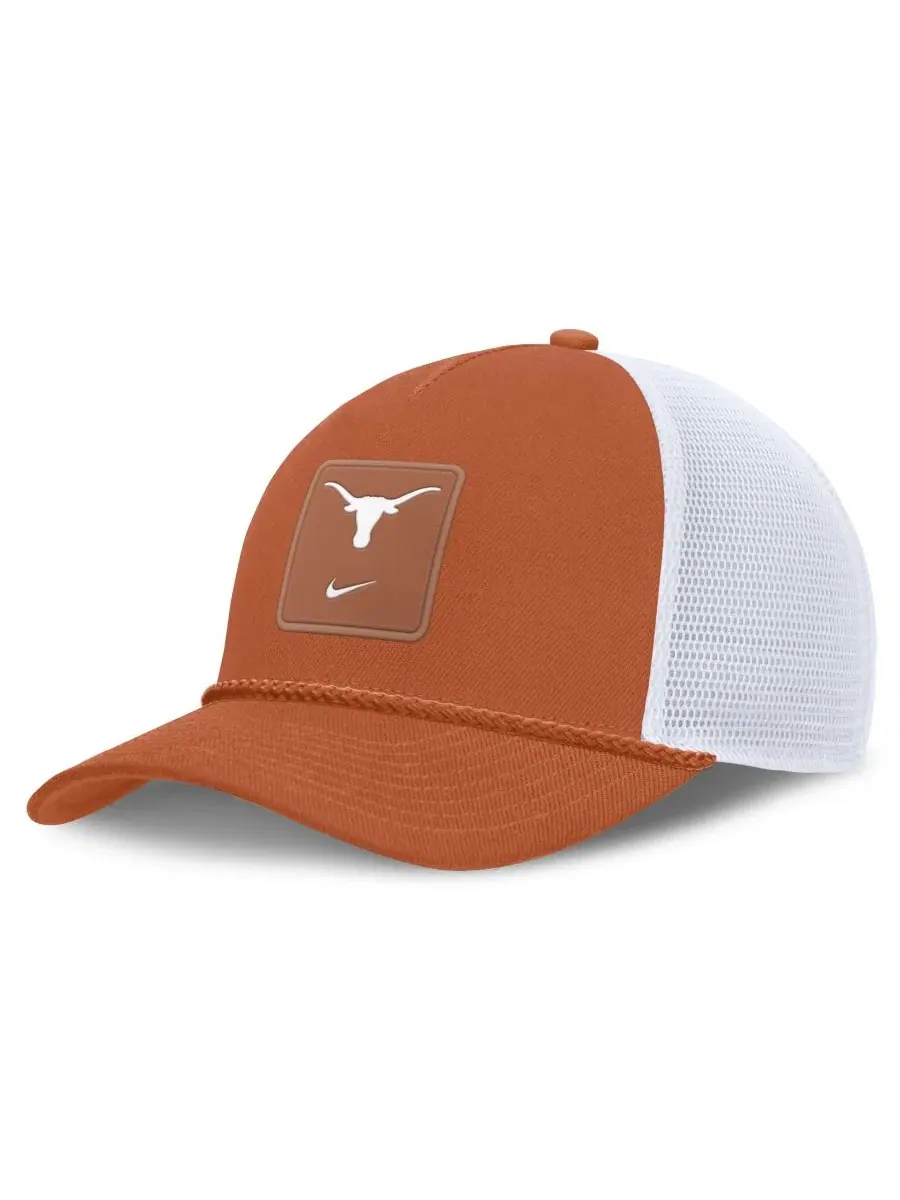 Кепка-тракер с сеткой Nike, модель 2026 On-Field Gameday Rope Trucker, Texas Longhorns, Texas — изображение 1 из 4