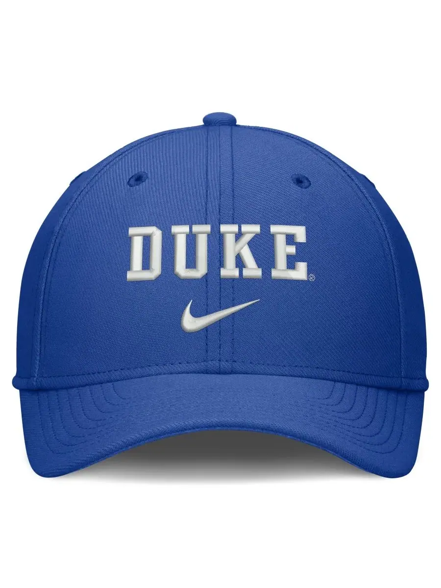 Кепка Duke Blue Devils Rise On-Field Swoosh Flex Dri-FIT Nike — изображение 2 из 4, королевский