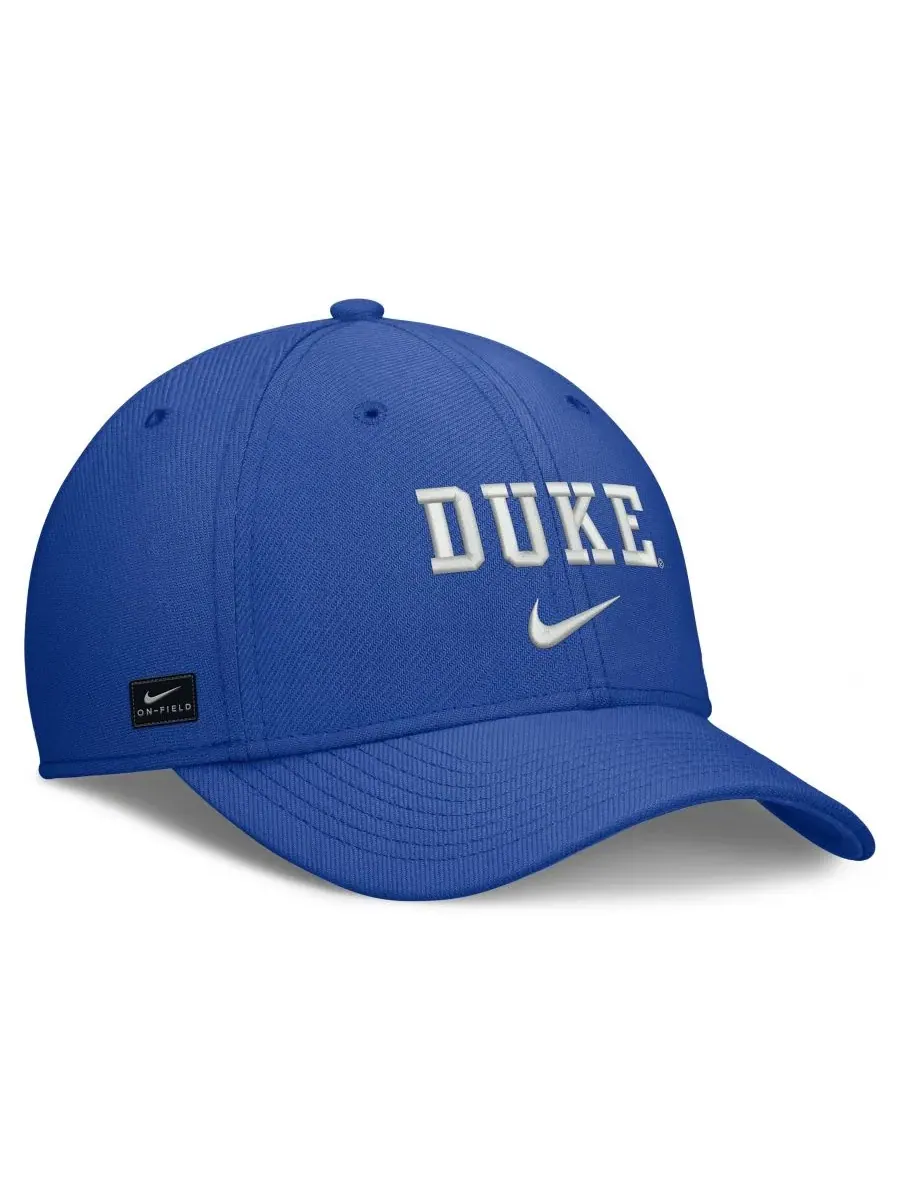 Кепка Duke Blue Devils Rise On-Field Swoosh Flex Dri-FIT Nike — изображение 3 из 4, королевский