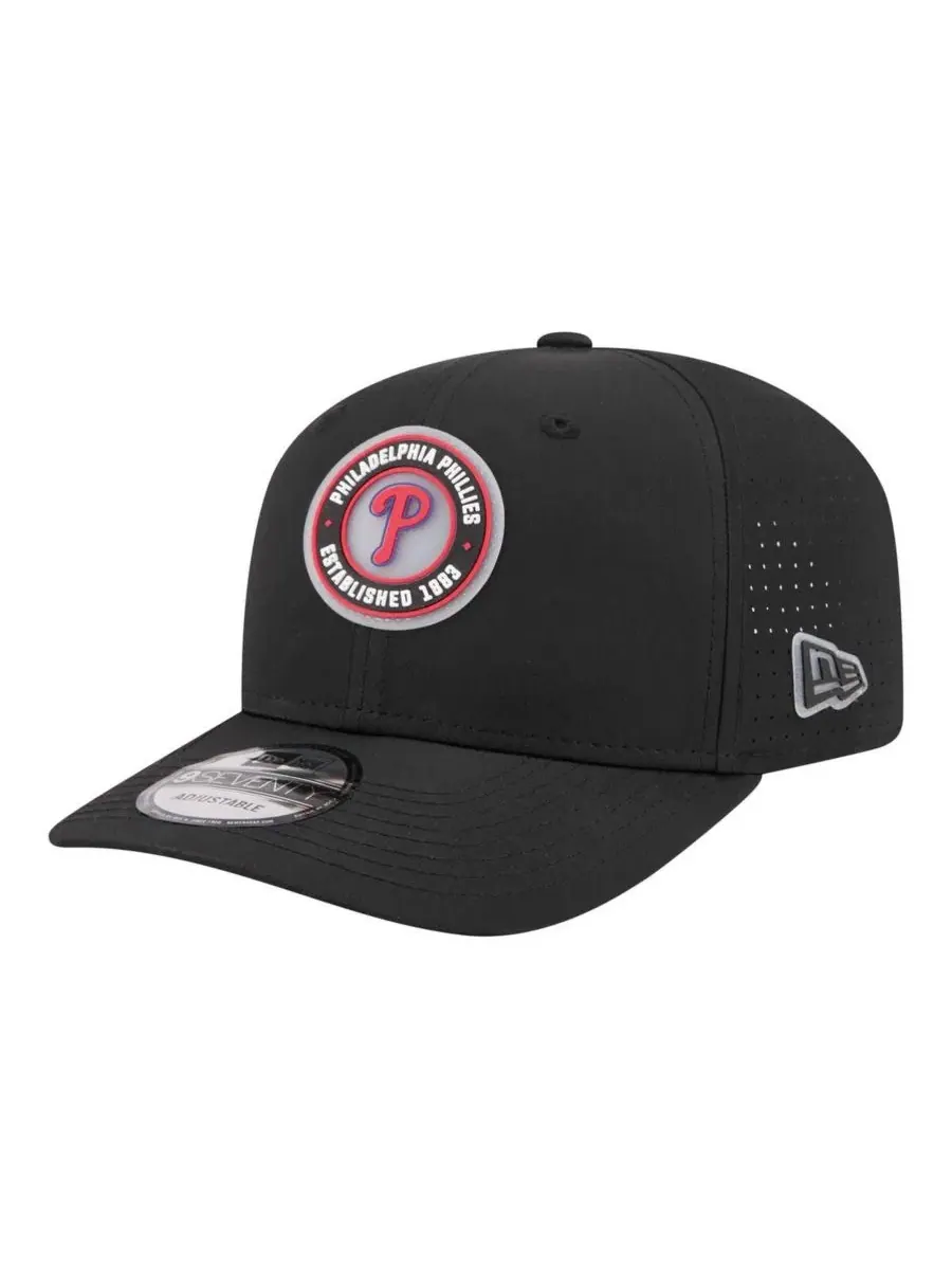 Кепка Philadelphia Phillies с круглым логотипом New Era — изображение 1 из 4, черный