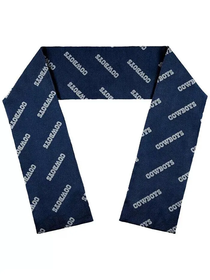 Женский шарф с надписью Dallas Cowboys Team Wear By Erin Andrews — изображение 1 из 1, темно-синий