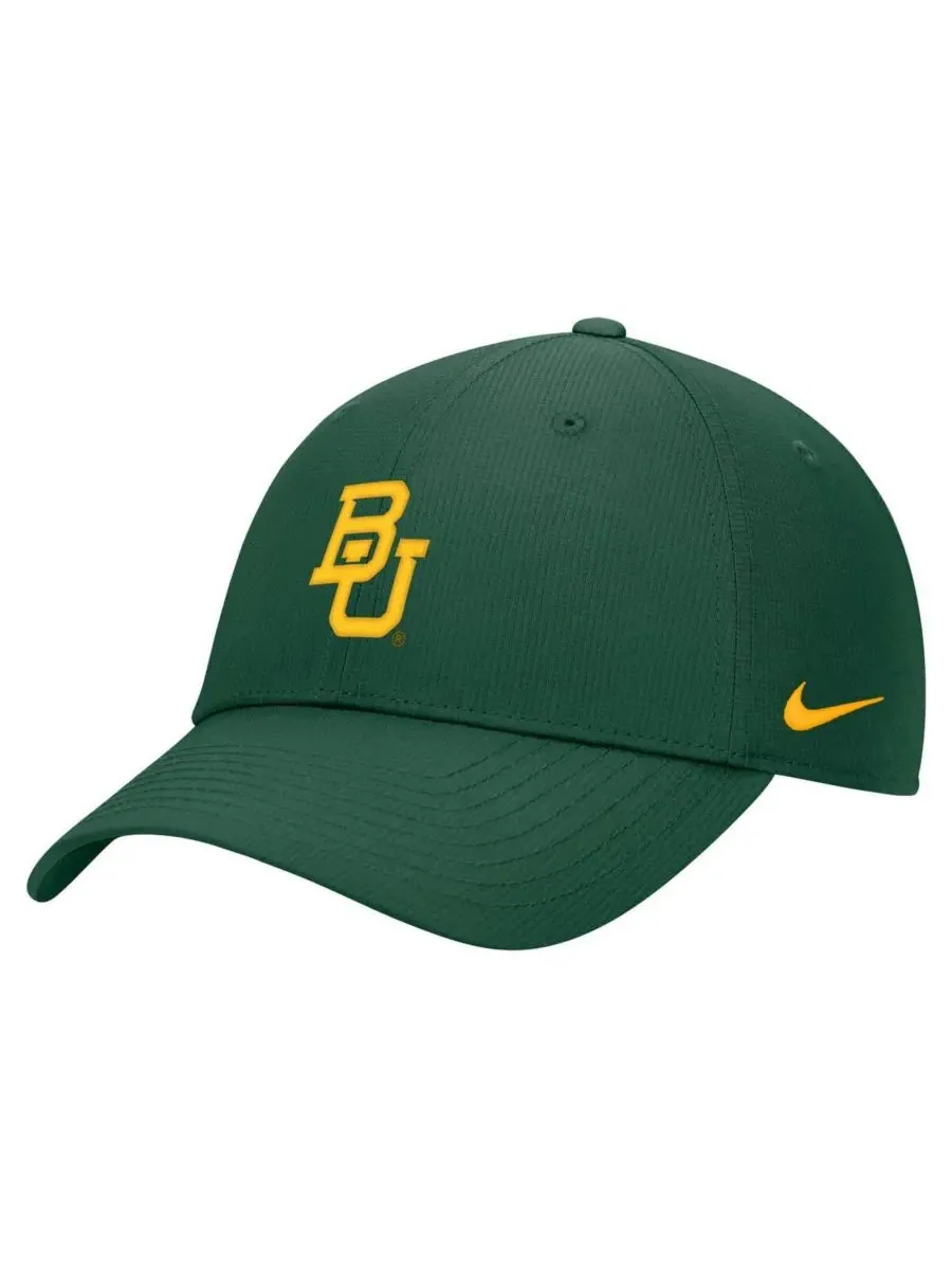 Nike Мужская зеленая регулируемая кепка Baylor Bears 2025 On-Field Club Performance — изображение 1 из 2, зеленый