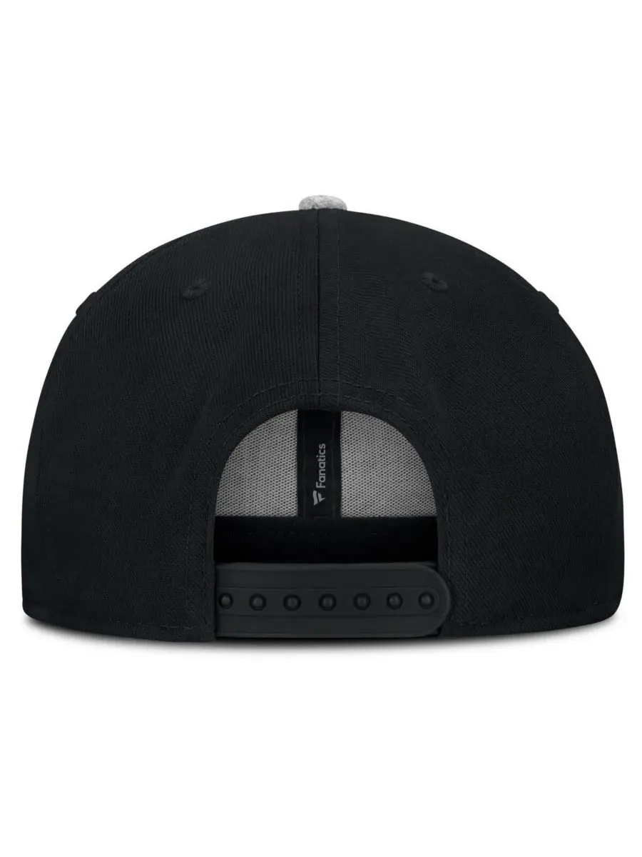 Fanatics Мужская черная бейсболка Vanderbilt Commodores Loden Snapback — изображение 2 из 4, черный серый