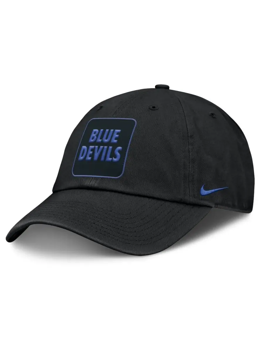Nike Мужская черная регулируемая кепка Duke Blue Devils Local Club — изображение 1 из 4, черный