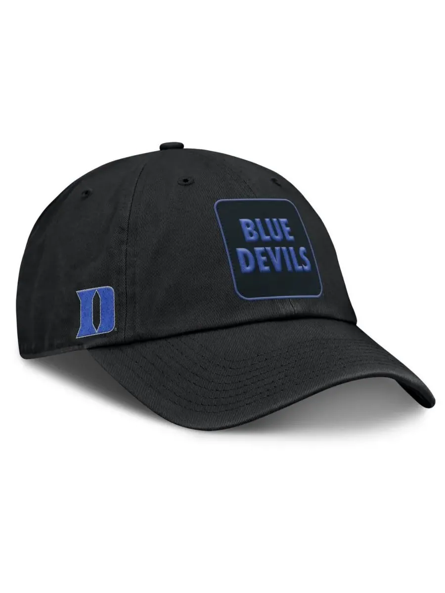 Nike Мужская черная регулируемая кепка Duke Blue Devils Local Club — изображение 3 из 4, черный