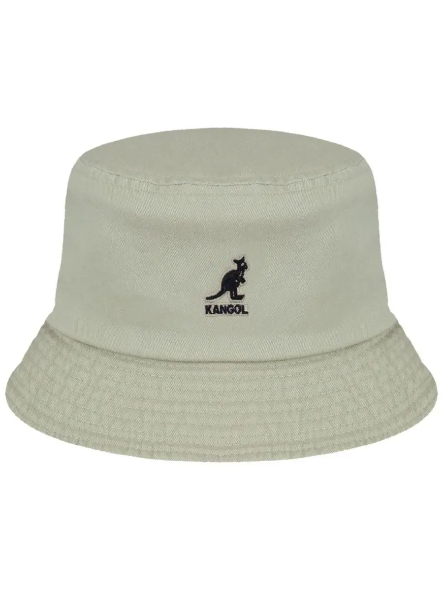 Мужская панама с эффектом потертости Kangol — зеленый