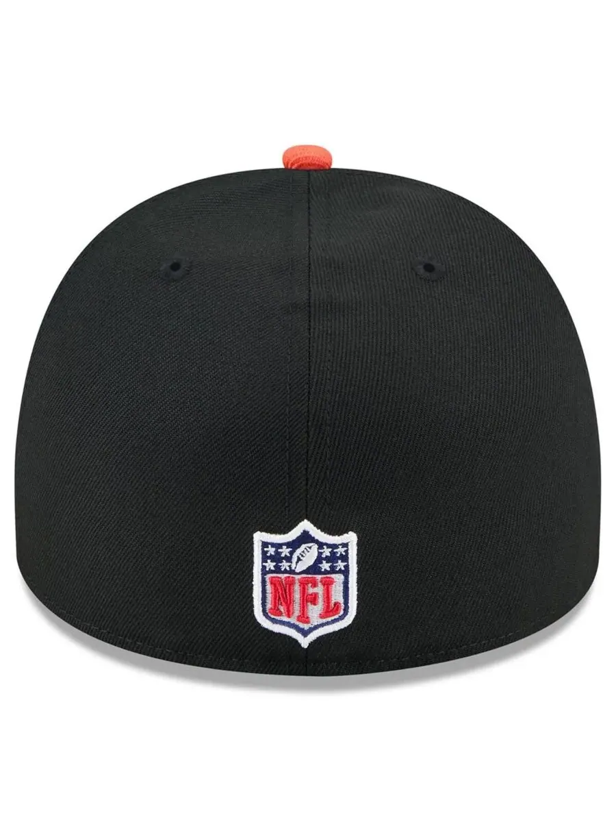 New Era Мужская кепка A-Frame 59FIFTY с черно-оранжевым принтом, посвященная драфту НФЛ 2025 года — изображение 3 из 5