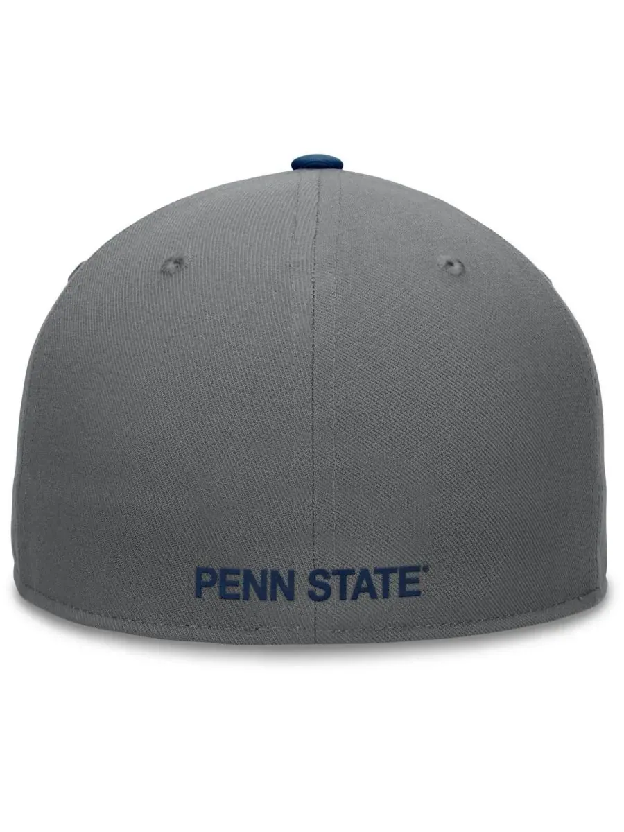 Top of the World Мужская двухцветная бейсболка Penn State Nittany Lions Rally серого/темно-синего — изображение 4 из 4