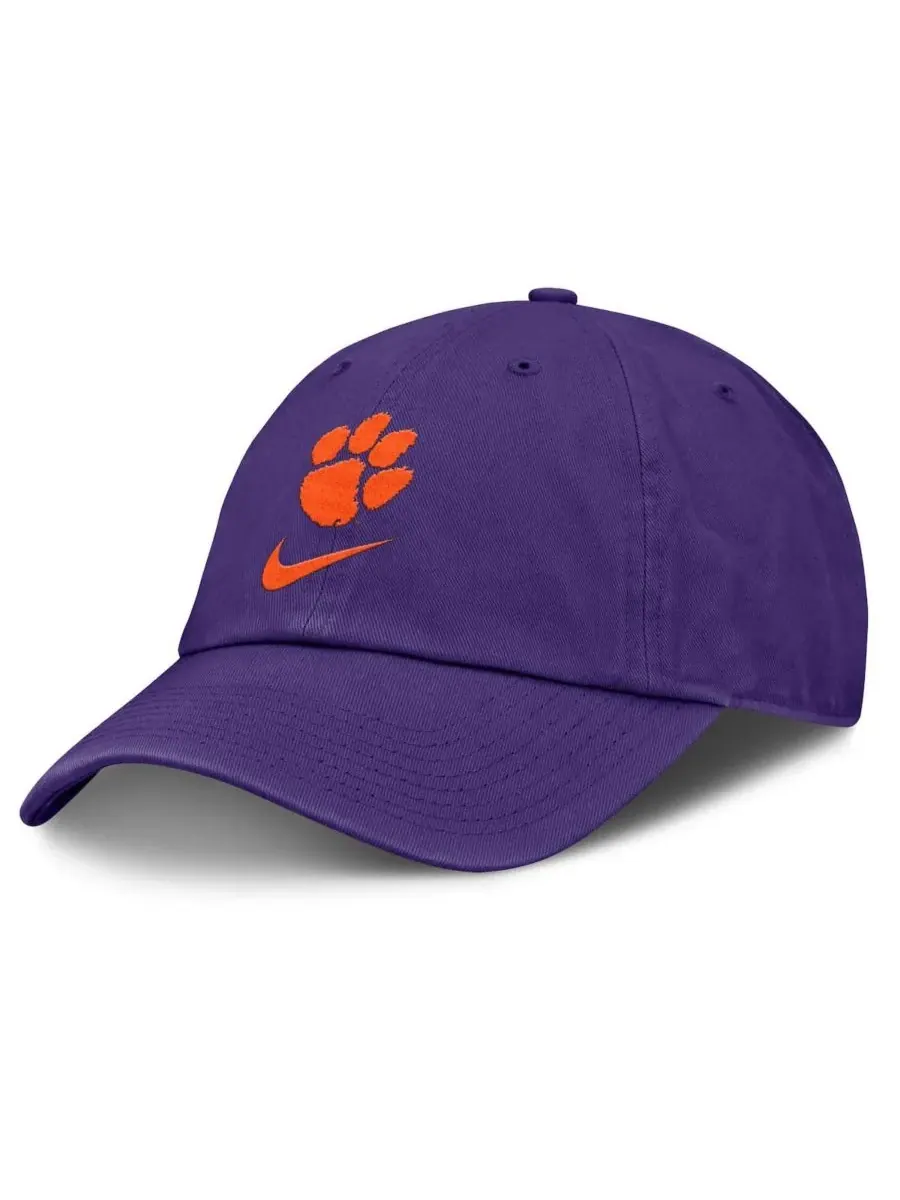 Nike Мужская фиолетовая регулируемая кепка Clemson Tigers Primetime Club — изображение 1 из 4, фиолетовый
