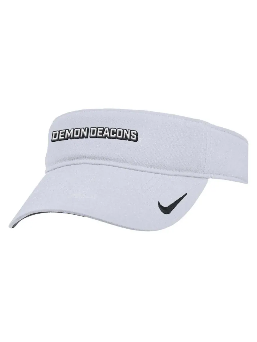 Nike Мужская белая бейсболка Wake Forest Demon Deacons 2025 On-Field Ace Performance с регулируемым — изображение 1 из 3