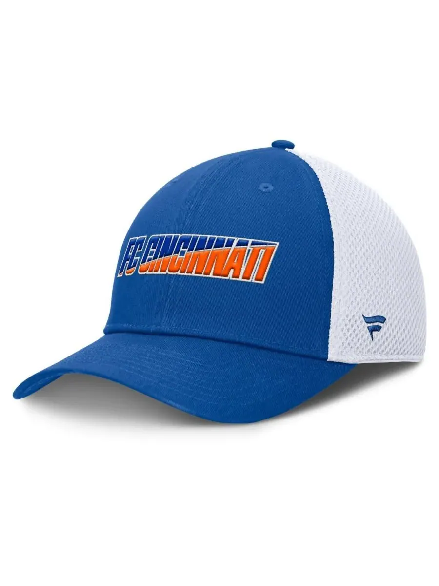 Fanatics Мужская синяя кепка FC Cincinnati Rocket Flex — изображение 1 из 4, синий