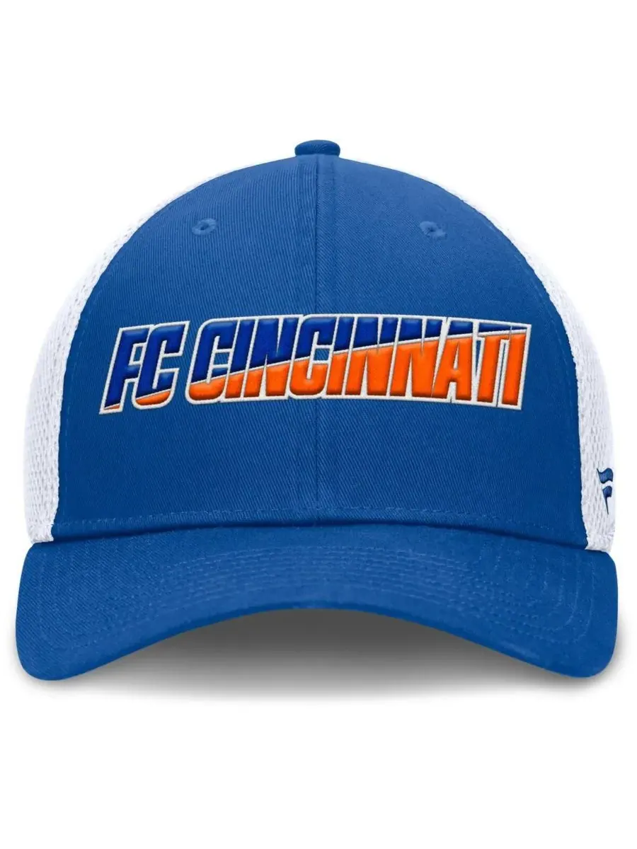 Fanatics Мужская синяя кепка FC Cincinnati Rocket Flex — изображение 2 из 4, синий