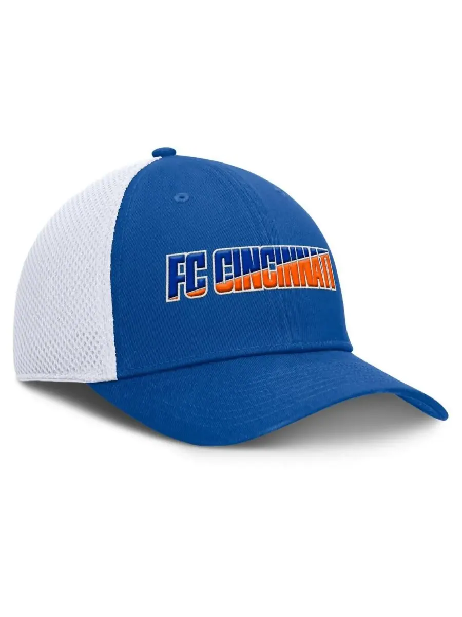 Fanatics Мужская синяя кепка FC Cincinnati Rocket Flex — изображение 3 из 4, синий