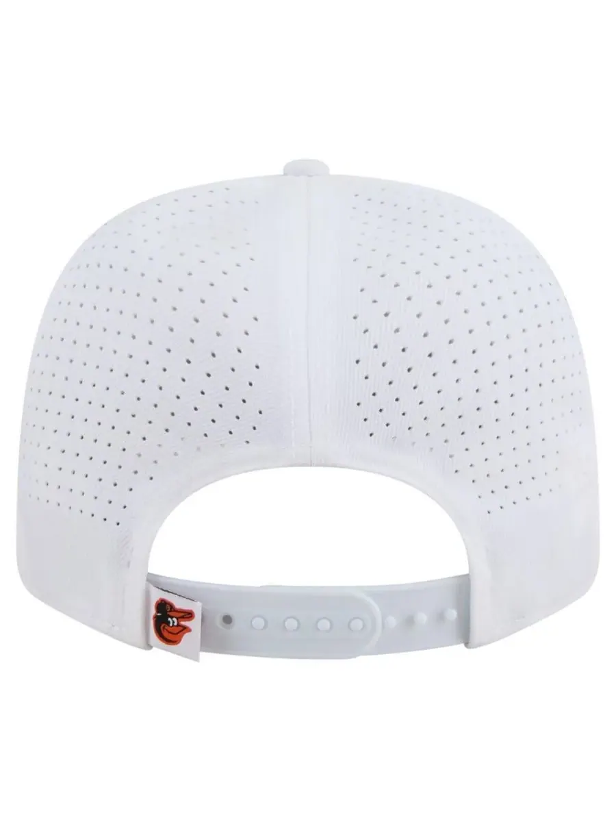 New Era Мужская белая регулируемая бейсболка Baltimore Orioles COOLERA 9SEVENTY — изображение 4 из 4, белый