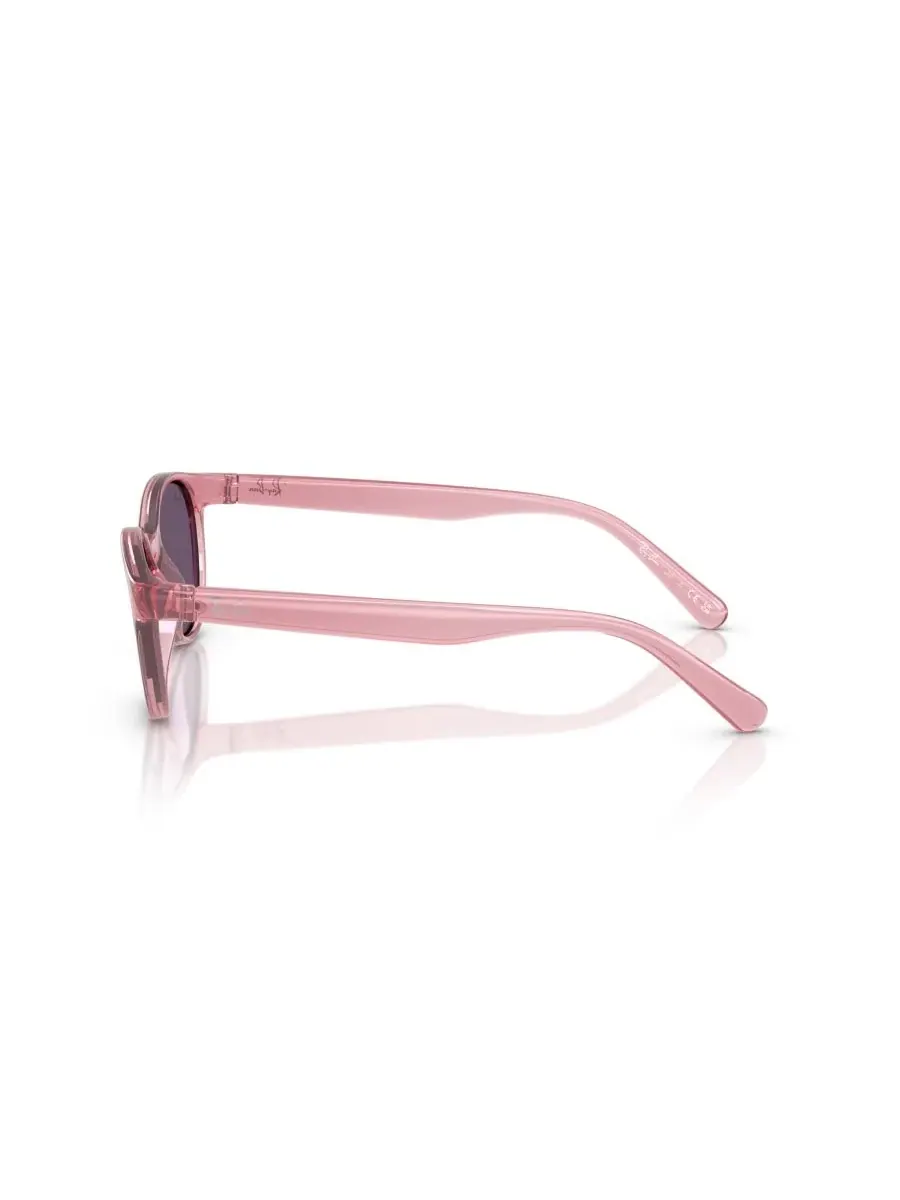 Детские солнцезащитные очки, RB9080S (для детей 7-10 лет) Ray-Ban Jr — изображение 2 из 6, прозрачный розовый