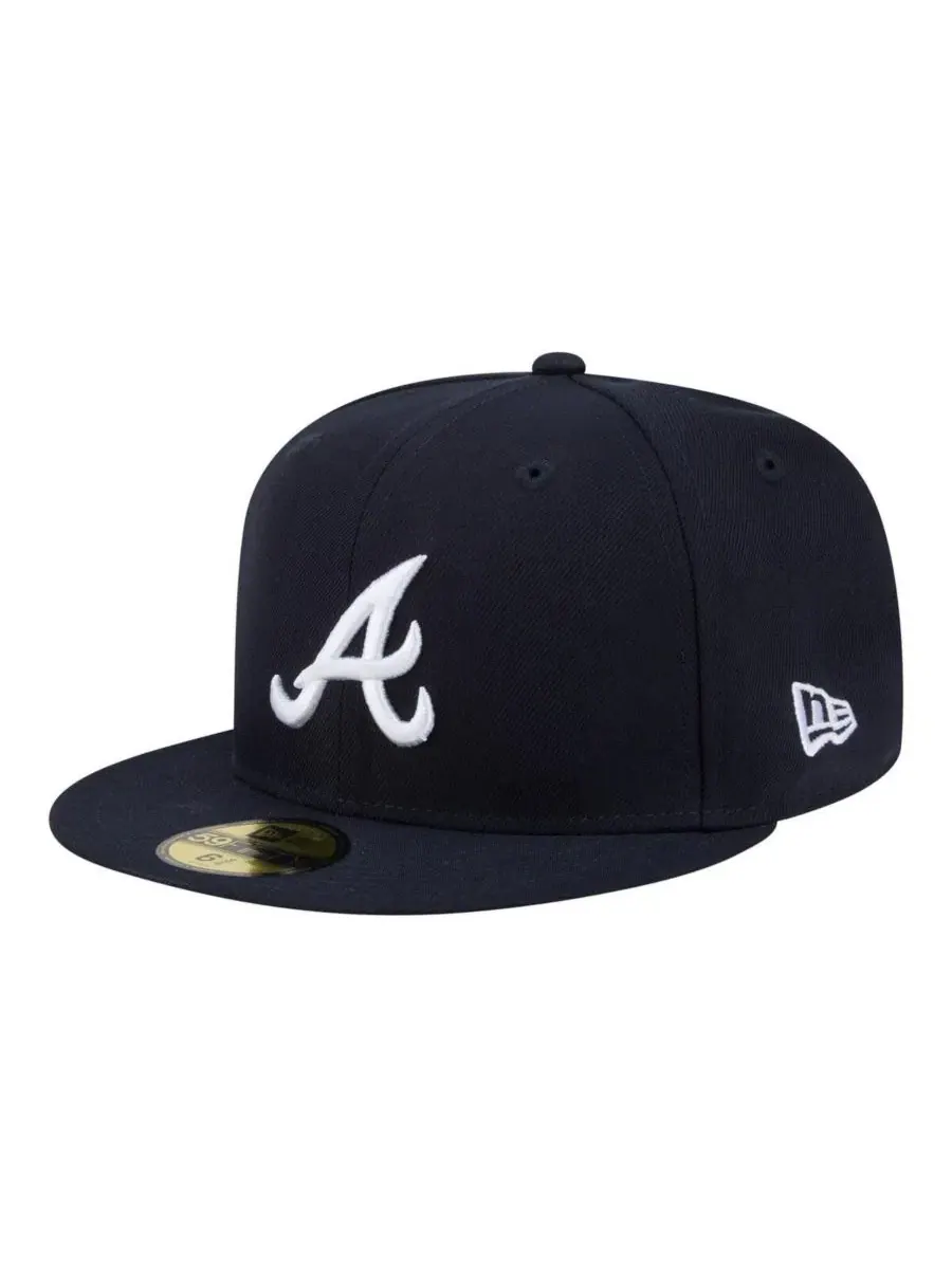 Кепка New Era Atlanta Braves Hidden Hit 59FIFTY — изображение 3 из 5, темно-синий