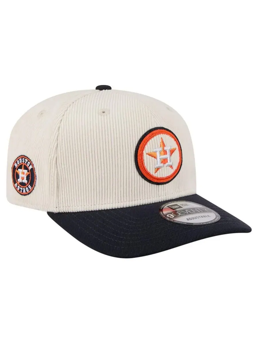 Кепка New Era Houston Astros Loyal 9SEVENTY — изображение 1 из 4, кремовый темно-синий