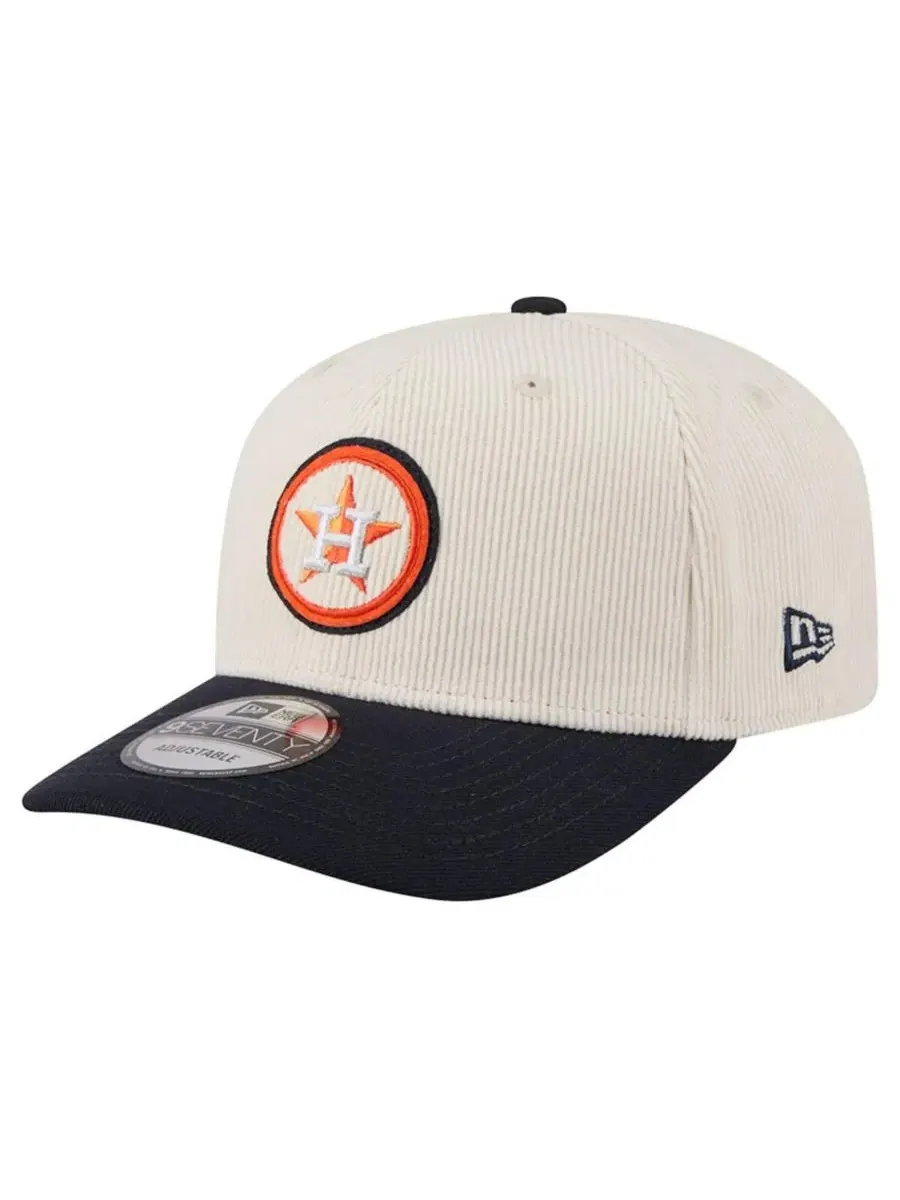 Кепка New Era Houston Astros Loyal 9SEVENTY — изображение 3 из 4, кремовый темно-синий