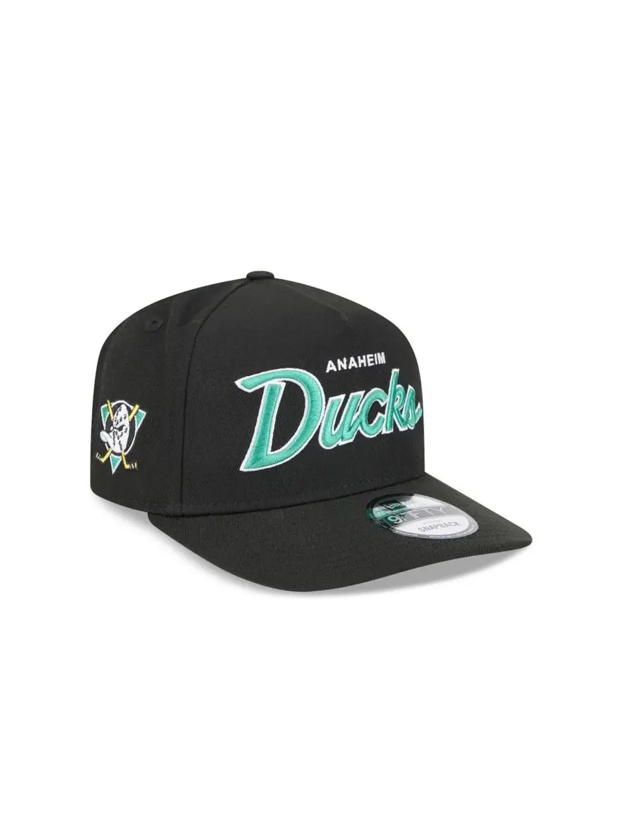 Кепка-снапбек с вышивкой Script A-Frame 9FIFTY New Era — изображение 1 из 5, черный