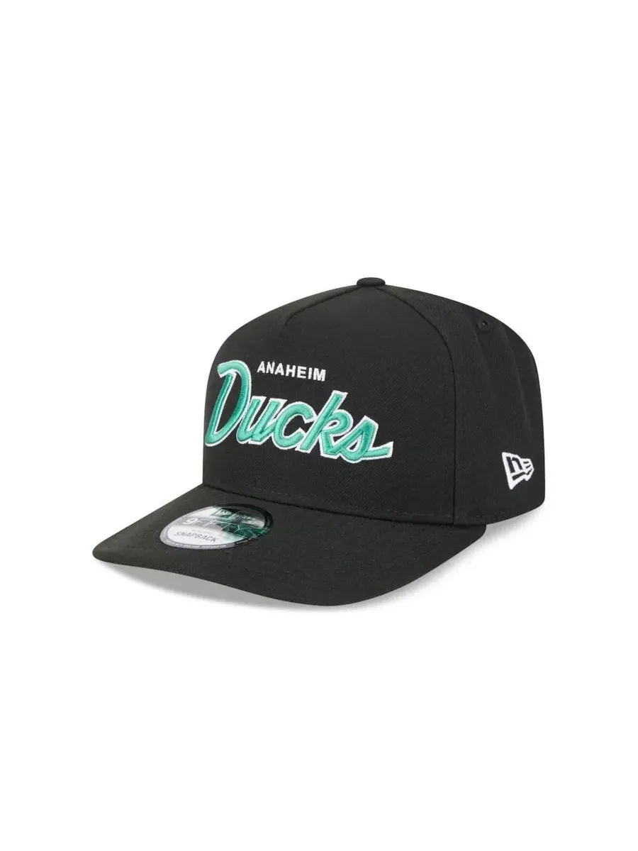 Кепка-снапбек с вышивкой Script A-Frame 9FIFTY New Era — изображение 3 из 5, черный