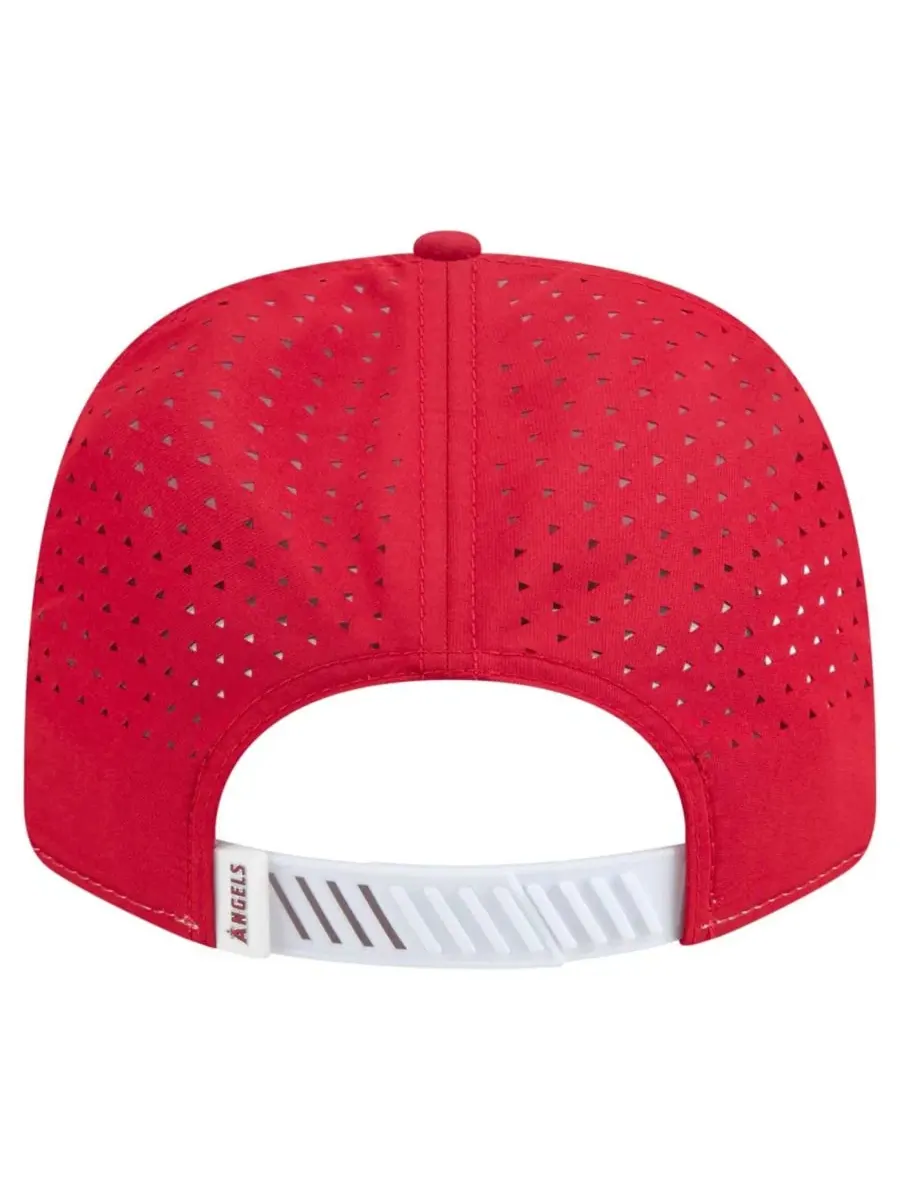 Кепка с козырьком New Era Los Angeles Angels Established Patch 9SEVENTY — изображение 4 из 5, белый красный