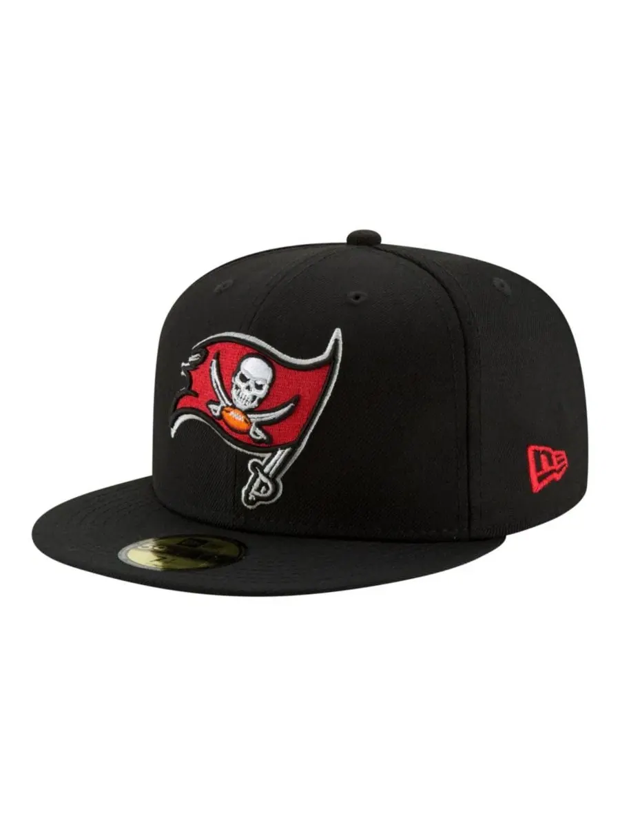 Кепка с высокой тульей Tampa Bay Buccaneers 59FIFTY New Era — изображение 1 из 4, черный