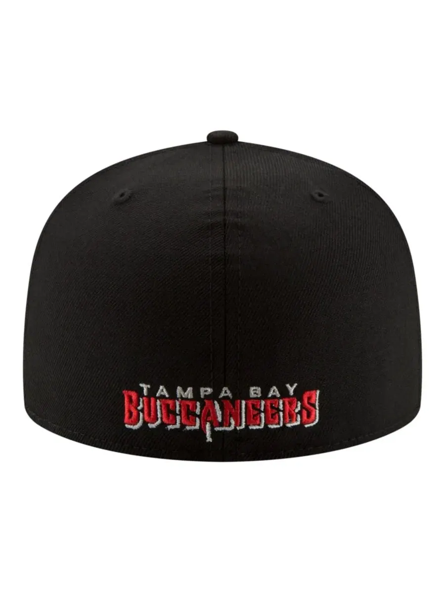 Кепка с высокой тульей Tampa Bay Buccaneers 59FIFTY New Era — изображение 4 из 4, черный