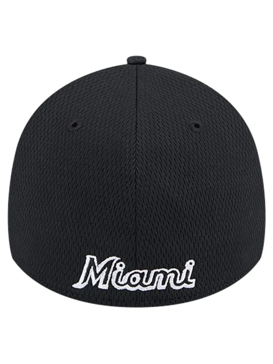 Кепка с вышивкой Active Dash Mark 39THIRTY New Era — изображение 2 из 4, черный