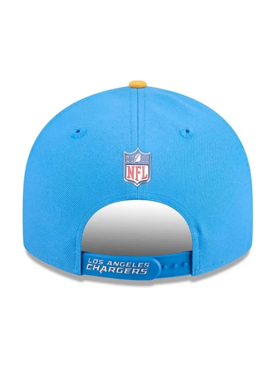 Кепка-снапбек New Era 2026 NFL Draft On Stage Pre-Curved 9FIFTY — изображение 4 из 5, синий золотистый