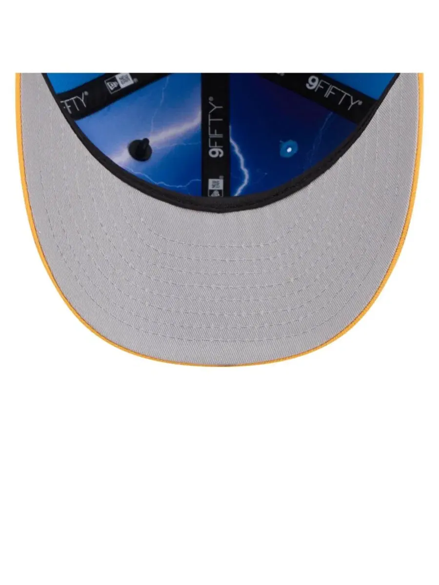 Кепка-снапбек New Era 2026 NFL Draft On Stage Pre-Curved 9FIFTY — изображение 5 из 5, синий золотистый