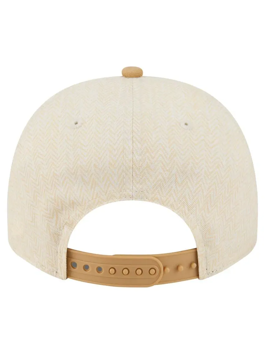 Кепка-снэпбек с вышивкой New Era New York Mets Herringbone 9FIFTY A-Frame — изображение 5 из 5, кремовый хаки