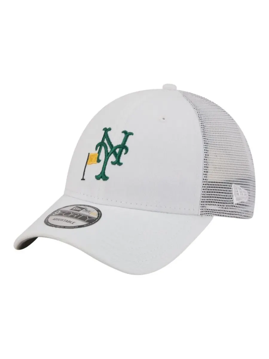 Бейсболка New Era Flag 9FORTY, New York Mets — изображение 1 из 5, белый