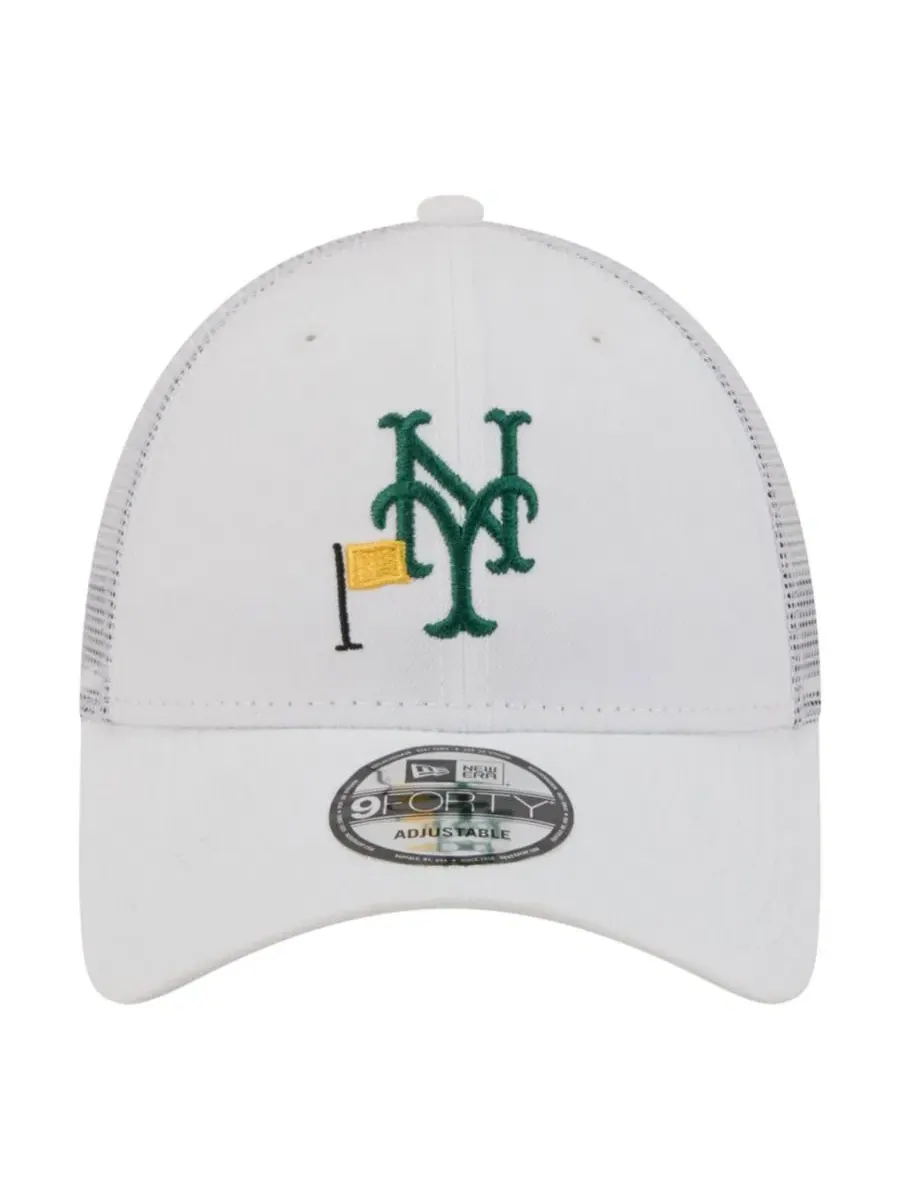 Бейсболка New Era Flag 9FORTY, New York Mets — изображение 2 из 5, белый