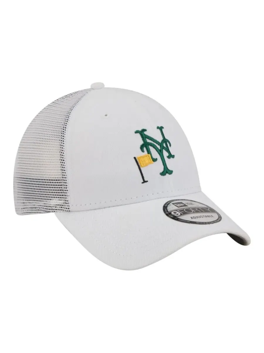 Бейсболка New Era Flag 9FORTY, New York Mets — изображение 3 из 5, белый