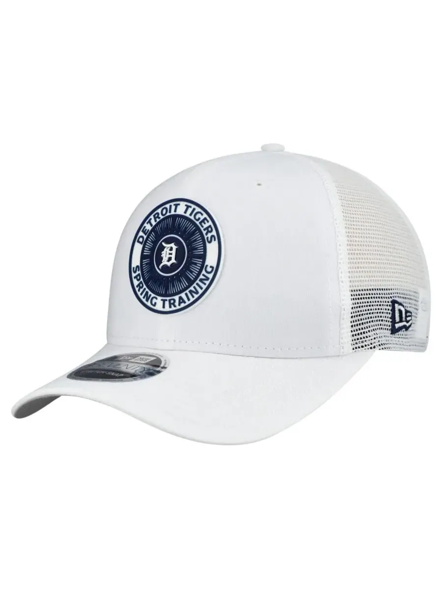 Бейсболка-тракер New Era Detroit Tigers 2026 Spring Training Fan Pack 9SEVENTY — изображение 1 из 4, белый