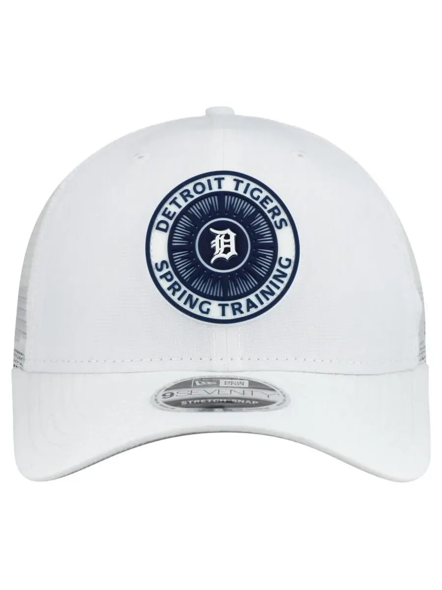 Бейсболка-тракер New Era Detroit Tigers 2026 Spring Training Fan Pack 9SEVENTY — изображение 2 из 4, белый