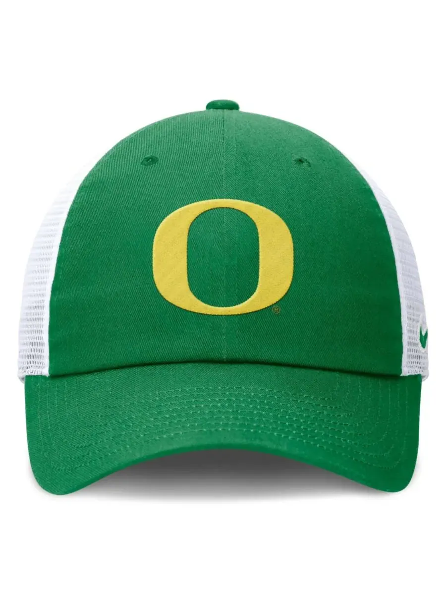 Кепка-тракер с вышивкой Oregon Ducks Club Nike — изображение 2 из 4, зеленый
